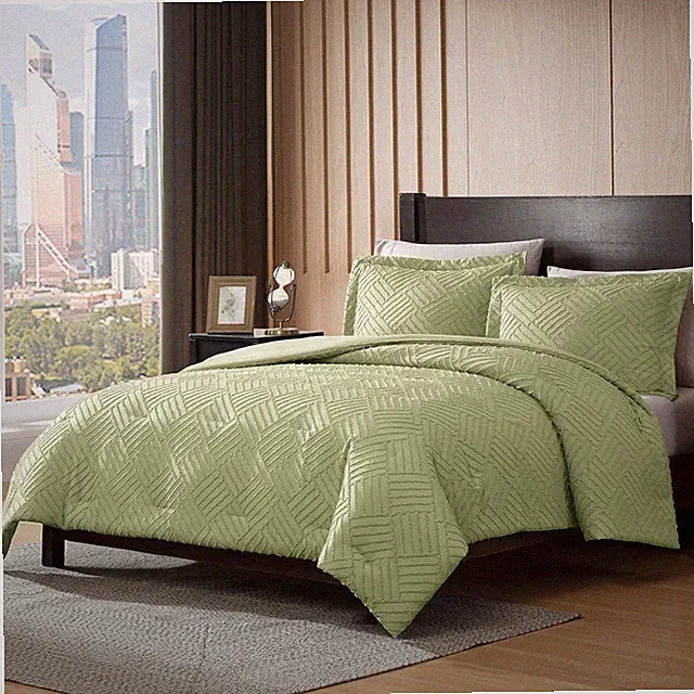 All Season Lightweight Soft,Jacquard,Chic,Embroidered Comforter Sets - GG Home