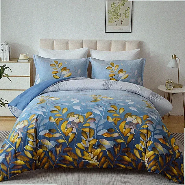 Botanical Leaves/Floral,Leaf Pattern Comforter Sets - GG Home