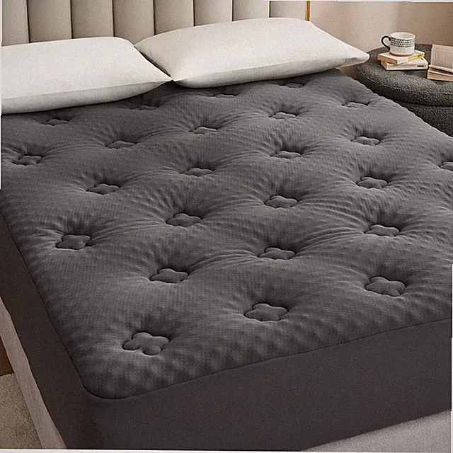 California King Bamboo Mattress Pad for Back Pain