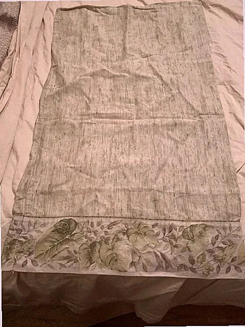 Croscill Cabana 1 Standard /queen Pillowcase Cotton Sateen Tropical Banana Palm