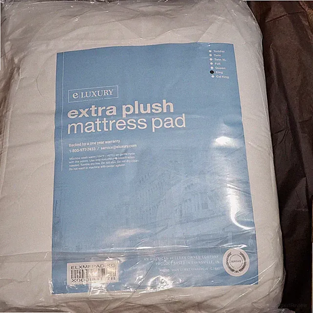 Perfect Fit Leaf Quilted Waterproof Mattress Pad, King, White
