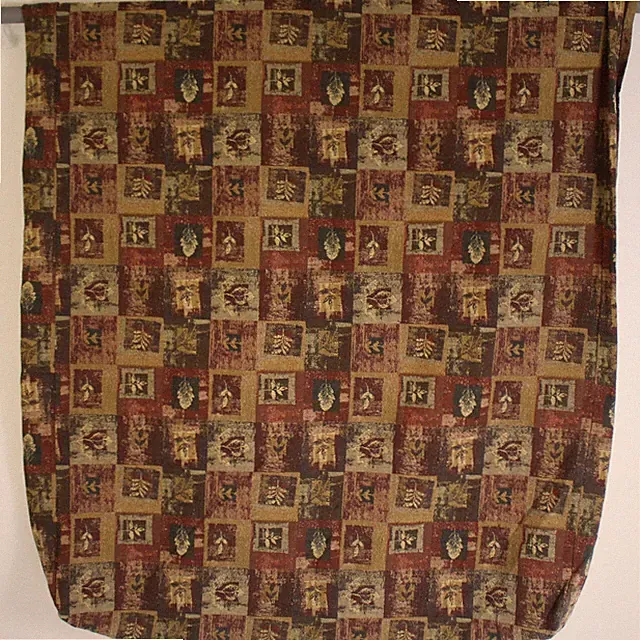Sis Covers Red and Brown Leaf Pattern Twin Sized Duvet Cover