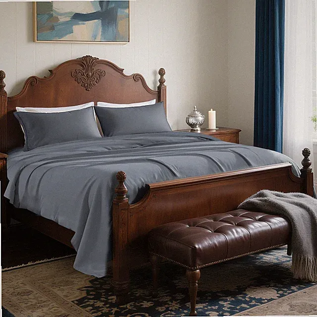 Soft Microfiber Bed Sheet Set 4/6 Piece Deep Pocket Wrinkle Resistant All Sizes