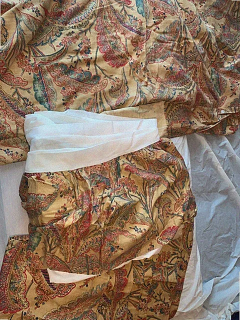 Vintage Ralph Lauren Palm Leaf Bedding Set 4 pillow Shams,Duvet Cover,Bed Skirt